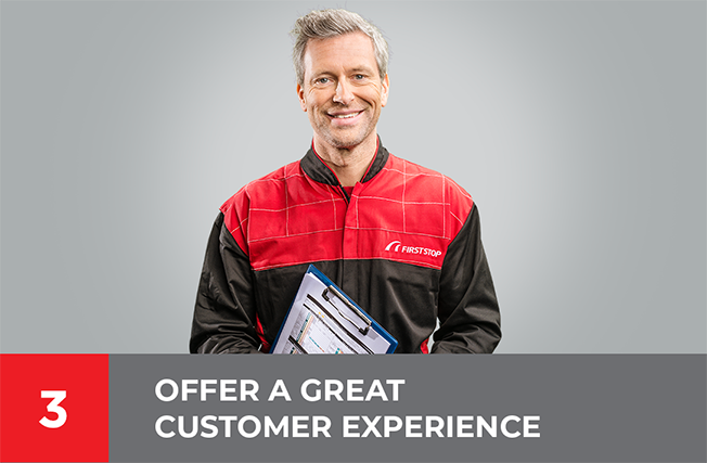 Offer a great customer experience