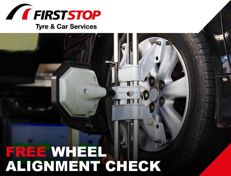 Free wheel alignment check