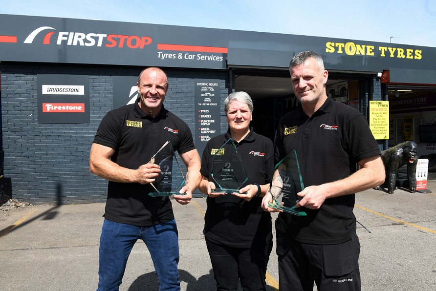 Stone Tyres First Stop TyreSafe Award